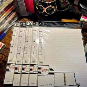 The Happy Planner - Paper Refill for Notebook, Planner - 40 Sheets, 2 available